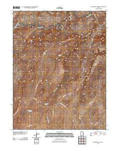 Moonshine Wash Utah Historical topographic map, 1:24000 scale, 7.5 X 7.5 Minute, Year 2010
