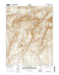 Moonshine Wash Utah Current topographic map, 1:24000 scale, 7.5 X 7.5 Minute, Year 2014