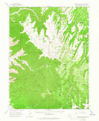 Moonwater Point Utah Historical topographic map, 1:62500 scale, 15 X 15 Minute, Year 1963