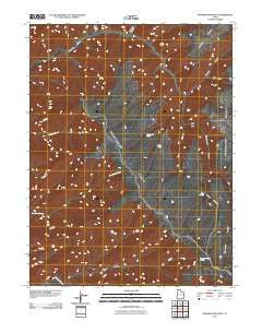 Moonwater Point Utah Historical topographic map, 1:24000 scale, 7.5 X 7.5 Minute, Year 2011