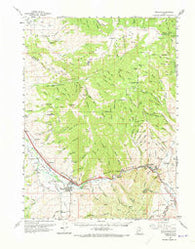 Morgan Utah Historical topographic map, 1:62500 scale, 15 X 15 Minute, Year 1961