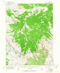 Morgan Utah Historical topographic map, 1:62500 scale, 15 X 15 Minute, Year 1961