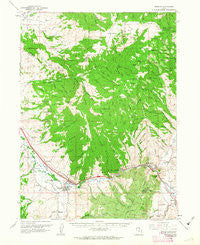 Morgan Utah Historical topographic map, 1:62500 scale, 15 X 15 Minute, Year 1961