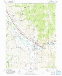 Morgan Utah Historical topographic map, 1:24000 scale, 7.5 X 7.5 Minute, Year 1991