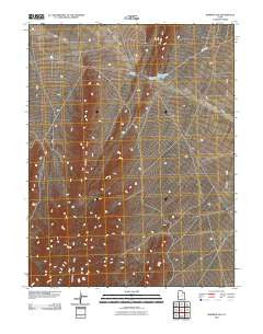 Mormon Gap Utah Historical topographic map, 1:24000 scale, 7.5 X 7.5 Minute, Year 2010