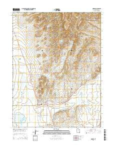 Moroni Utah Current topographic map, 1:24000 scale, 7.5 X 7.5 Minute, Year 2014