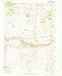 Moroni Peak Utah Historical topographic map, 1:24000 scale, 7.5 X 7.5 Minute, Year 1969