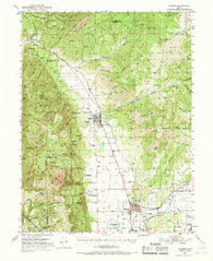 Moroni Utah Historical topographic map, 1:62500 scale, 15 X 15 Minute, Year 1951