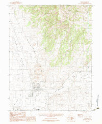 Moroni Utah Historical topographic map, 1:24000 scale, 7.5 X 7.5 Minute, Year 1983