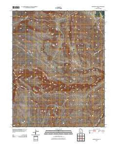 Moroni Peak Utah Historical topographic map, 1:24000 scale, 7.5 X 7.5 Minute, Year 2010