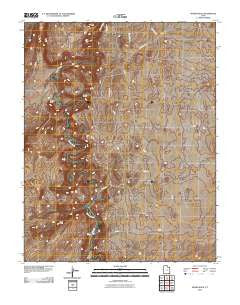 Moses Rock Utah Historical topographic map, 1:24000 scale, 7.5 X 7.5 Minute, Year 2010