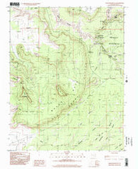 Moss Back Butte Utah Historical topographic map, 1:24000 scale, 7.5 X 7.5 Minute, Year 1996