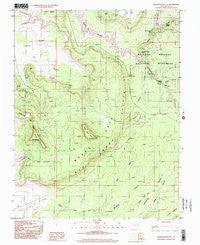 Moss Back Butte Utah Historical topographic map, 1:24000 scale, 7.5 X 7.5 Minute, Year 1996
