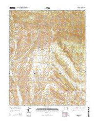 Motoqua Utah Current topographic map, 1:24000 scale, 7.5 X 7.5 Minute, Year 2014