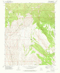 Motoqua Utah Historical topographic map, 1:24000 scale, 7.5 X 7.5 Minute, Year 1972