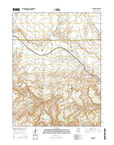 Mounds Utah Current topographic map, 1:24000 scale, 7.5 X 7.5 Minute, Year 2014
