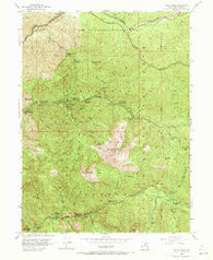 Mount Aire Utah Historical topographic map, 1:24000 scale, 7.5 X 7.5 Minute, Year 1955