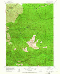 Mount Aire Utah Historical topographic map, 1:24000 scale, 7.5 X 7.5 Minute, Year 1955