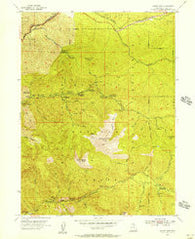 Mount Aire Utah Historical topographic map, 1:24000 scale, 7.5 X 7.5 Minute, Year 1955