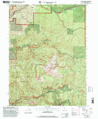 Mount Aire Utah Historical topographic map, 1:24000 scale, 7.5 X 7.5 Minute, Year 1998