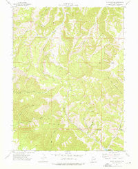 Mount Bartles Utah Historical topographic map, 1:24000 scale, 7.5 X 7.5 Minute, Year 1972