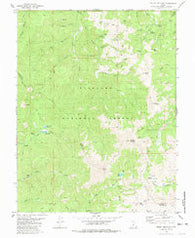 Mount Belknap Utah Historical topographic map, 1:24000 scale, 7.5 X 7.5 Minute, Year 1980