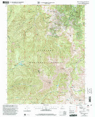 Mount Belknap Utah Historical topographic map, 1:24000 scale, 7.5 X 7.5 Minute, Year 2001