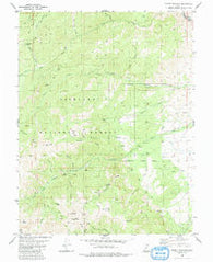 Mount Brigham Utah Historical topographic map, 1:24000 scale, 7.5 X 7.5 Minute, Year 1980