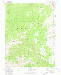 Mount Brigham Utah Historical topographic map, 1:24000 scale, 7.5 X 7.5 Minute, Year 1980