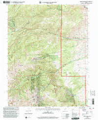 Mount Brigham Utah Historical topographic map, 1:24000 scale, 7.5 X 7.5 Minute, Year 2001