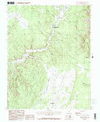 Mount Carmel Utah Historical topographic map, 1:24000 scale, 7.5 X 7.5 Minute, Year 1985