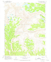 Mount Emmons Utah Historical topographic map, 1:24000 scale, 7.5 X 7.5 Minute, Year 1965