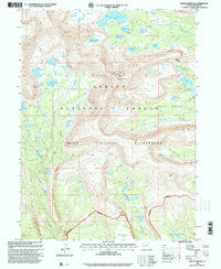 Mount Emmons Utah Historical topographic map, 1:24000 scale, 7.5 X 7.5 Minute, Year 1996