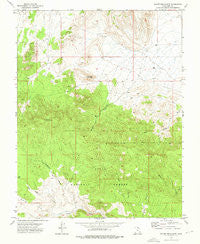 Mount Escalante Utah Historical topographic map, 1:24000 scale, 7.5 X 7.5 Minute, Year 1972