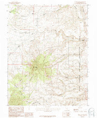 Mount Holmes Utah Historical topographic map, 1:24000 scale, 7.5 X 7.5 Minute, Year 1987