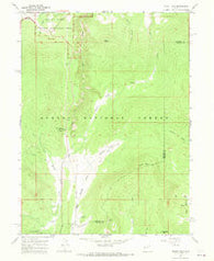 Mount Lena Utah Historical topographic map, 1:24000 scale, 7.5 X 7.5 Minute, Year 1967