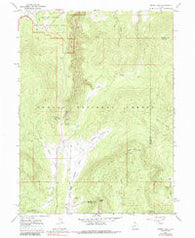 Mount Lena Utah Historical topographic map, 1:24000 scale, 7.5 X 7.5 Minute, Year 1967