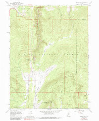 Mount Lena Utah Historical topographic map, 1:24000 scale, 7.5 X 7.5 Minute, Year 1967