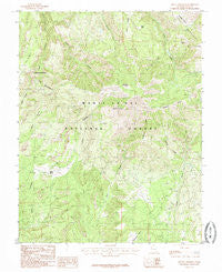 Mount Linnaeus Utah Historical topographic map, 1:24000 scale, 7.5 X 7.5 Minute, Year 1985
