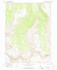 Mount Lovenia Utah Historical topographic map, 1:24000 scale, 7.5 X 7.5 Minute, Year 1967