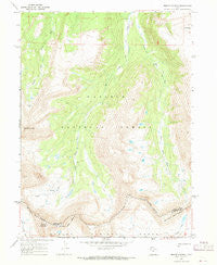 Mount Lovenia Utah Historical topographic map, 1:24000 scale, 7.5 X 7.5 Minute, Year 1967