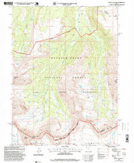 Mount Lovenia Utah Historical topographic map, 1:24000 scale, 7.5 X 7.5 Minute, Year 1996
