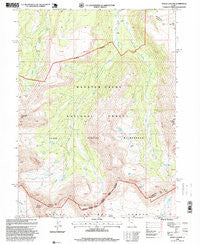 Mount Lovenia Utah Historical topographic map, 1:24000 scale, 7.5 X 7.5 Minute, Year 1996