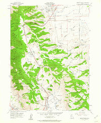 Mount Pisgah Utah Historical topographic map, 1:24000 scale, 7.5 X 7.5 Minute, Year 1955