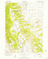 Mount Pisgah Utah Historical topographic map, 1:24000 scale, 7.5 X 7.5 Minute, Year 1955