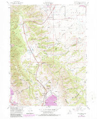 Mount Pisgah Utah Historical topographic map, 1:24000 scale, 7.5 X 7.5 Minute, Year 1955