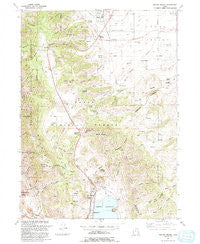 Mount Pisgah Utah Historical topographic map, 1:24000 scale, 7.5 X 7.5 Minute, Year 1991