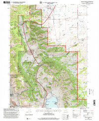 Mount Pisgah Utah Historical topographic map, 1:24000 scale, 7.5 X 7.5 Minute, Year 1998