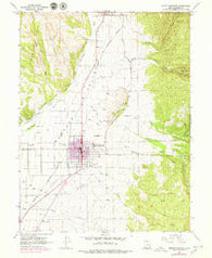 Mount Pleasant Utah Historical topographic map, 1:24000 scale, 7.5 X 7.5 Minute, Year 1967