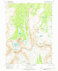 Mount Powell Utah Historical topographic map, 1:24000 scale, 7.5 X 7.5 Minute, Year 1967